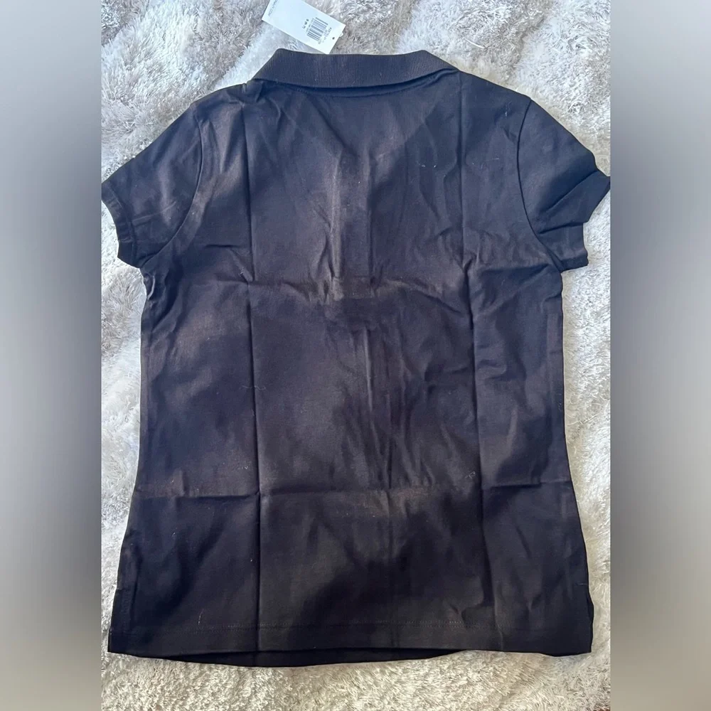Classic Black Polo Girl Uniform Top - Picture 4 of 6